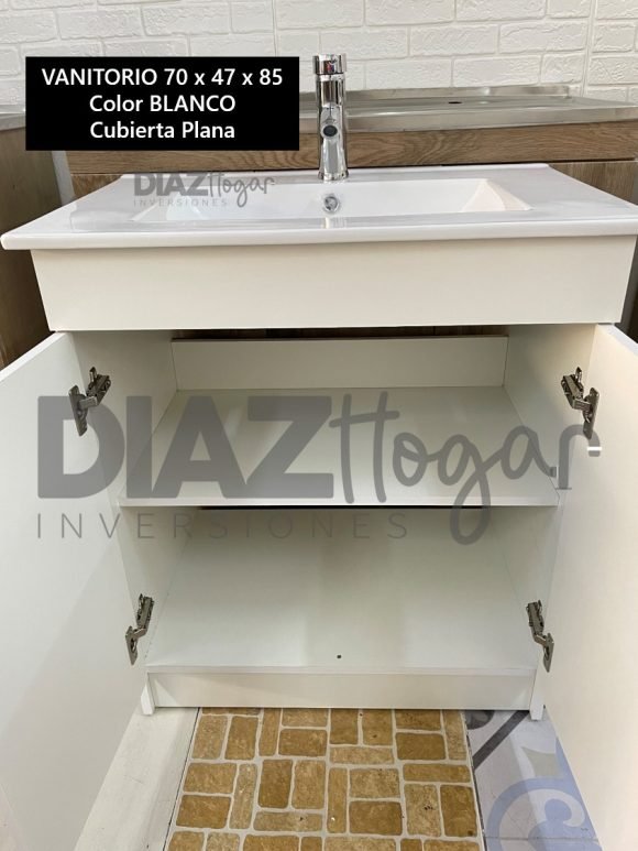 Vanitorio 70x47x82 Nacional Blanco - Imagen 3