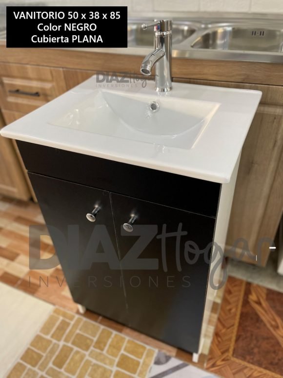Vanitorio 50x38x82 Nacional Negro - Imagen 2